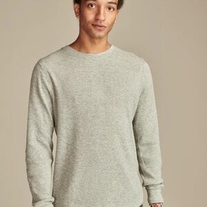 NWT Lucky Brand Gray Thermal Top, M